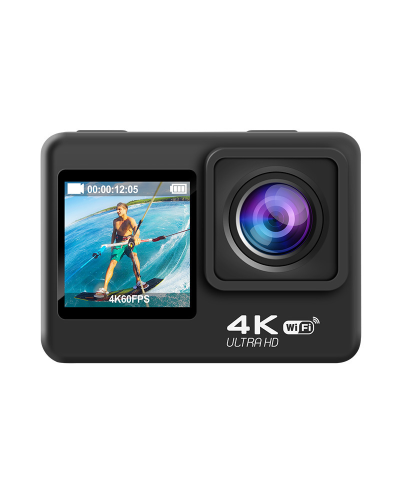 4K 60FPS Waterproof Action Camera with Touch Screen & Wi-Fi for YouTube Vlogging - 170° Wide-Angle - Image 3