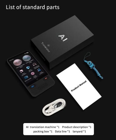 Portable AI Voice Translator - 138 Languages Online & Offline Real-Time Two-Way Wi-Fi Traductor - Image 8