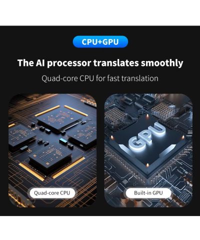 Portable AI Voice Translator - 138 Languages Online & Offline Real-Time Two-Way Wi-Fi Traductor - Image 14