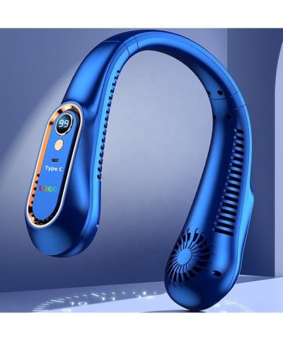 Wearable Neck Fan Rechargeable USB Portable - Bladeless Cooling for Outdoor & Travel - Image 4