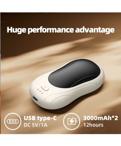 Alternative view of Portable USB Electric Heater & Hand Warmer - Magnetic Design for Car, RV, Home & Outdoor Use (3000mAh Battery)