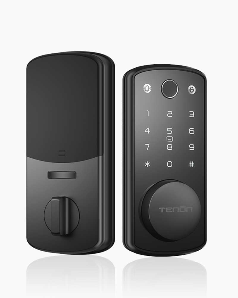 K7 Smart Lock: Tuya App Bluetooth Fingerprint Keyless Entry Deadbolt with Wi-Fi Gateway Option