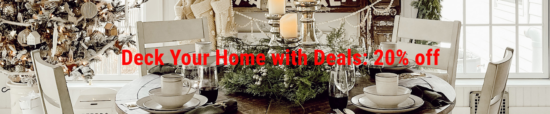 Deck Your Home with Deals: Up 40% off