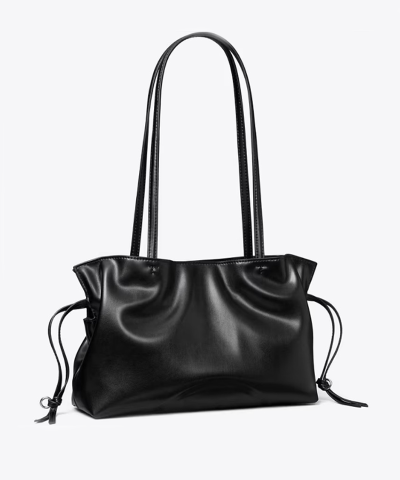 Alternative view of Tory Burch Small Ella Natuura™ Drawstring Tote in Black