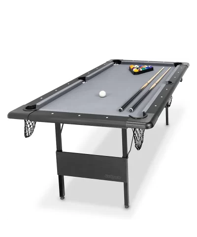 6 ft Foldable Pool Tables - Portable Billiards Tables with Accessories