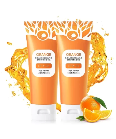 Orange Exfoliating Gel Cleanser - 50g, With Vitamin C