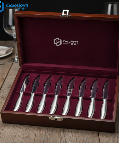 Stainless Steel Steak Knife Set | 3.5" Razor-Sharp Serrated Edge & Dishwasher Safe - Image 7
