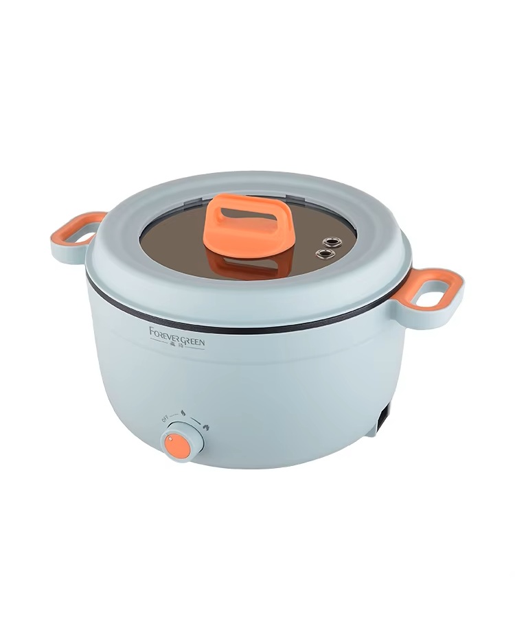 3.9L Multifunction Electric Cooker with Steamer - 1000W Stainless Steel Pot for 3-4 People