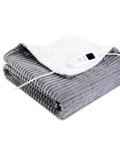 Rabbit Fur Heated Blanket - Ultra Soft, Carbon Fiber Heating