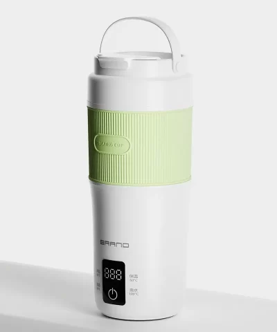 Portable Car Kettle 400ml Travel Mug for Coffee, Tea & Baby Milk