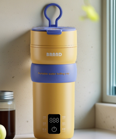 400ml Portable Electric Kettle | 304 Stainless Steel & 4 Temp Settings - Image 4