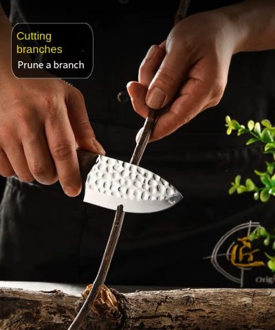 Portable Stainless-Steel Cleaver | Outdoor Multi-Function Knife for Butchering & Chopping