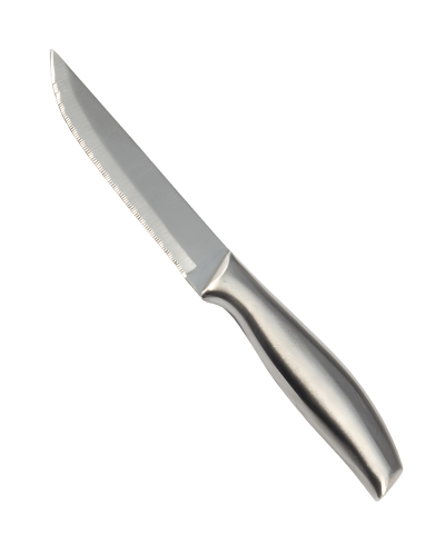 Stainless Steel Steak Knife Set | Razor-Sharp Serrated Edge & Dishwasher Safe