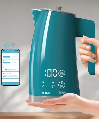 Smart Wi-Fi Electric Kettle | App-Controlled 1.25L Kettle with Temperature Control