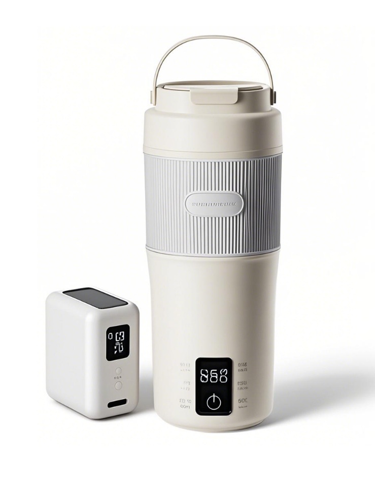 USB-C Portable Kettle | 0.4L Travel Electric Kettle with LCD Display