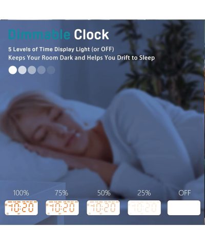 Smart Sunrise Alarm Clock with FM Radio & 7 Nature Sounds - Portable Wake-Up Light for Kids & Adults - Image 8