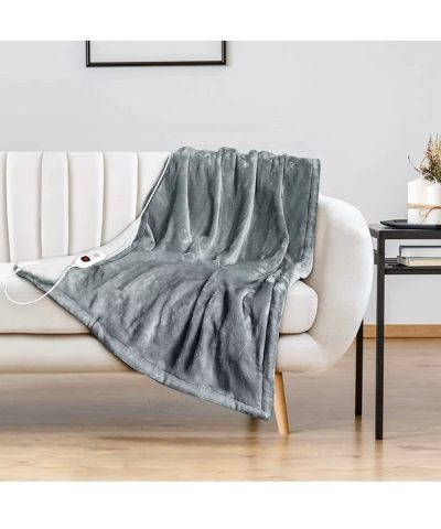 ML-G01 Heated Throw Blanket - 3 Heat Settings, Washable - Image 5