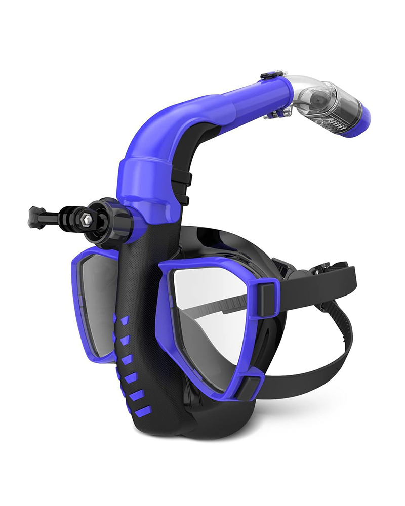 Alternative view of M6208A Full Face Snorkel Mask for Adults - Panoramic View Anti-Fog Diving Mask