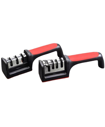 4-in-1 Manual Knife Sharpener | For Knives & Scissors, Dishwasher Safe - Image 7