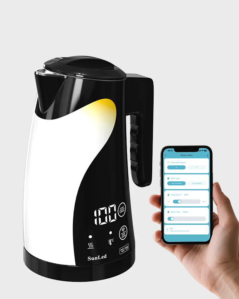 Penguin Smart Electric Kettle with Alexa & App | 1.25L Wi-Fi Tea Maker & Temperature Control