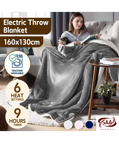 ML-G01 Heated Throw Blanket - 3 Heat Settings, Washable - Image 3