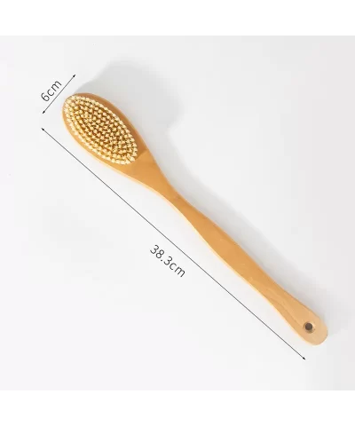 Natural Boar Bristle Body Brush - Exfoliating & Cellulite Care - Image 6