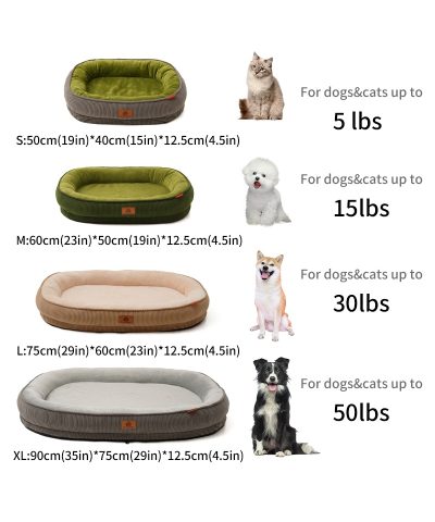 Heated Pet Bed Indoor - Adjustable Temperature & Timer, Chew Resistant, Washable for Dogs & Cats