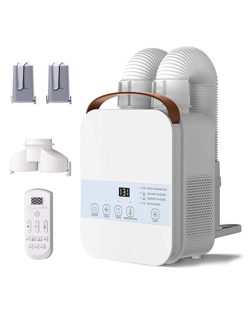 1000W Multifunctional Quilt Dryer - Compact Electric Clothes, Shoes & Pet Hair Dryer with Anti-Mite Dehumidification