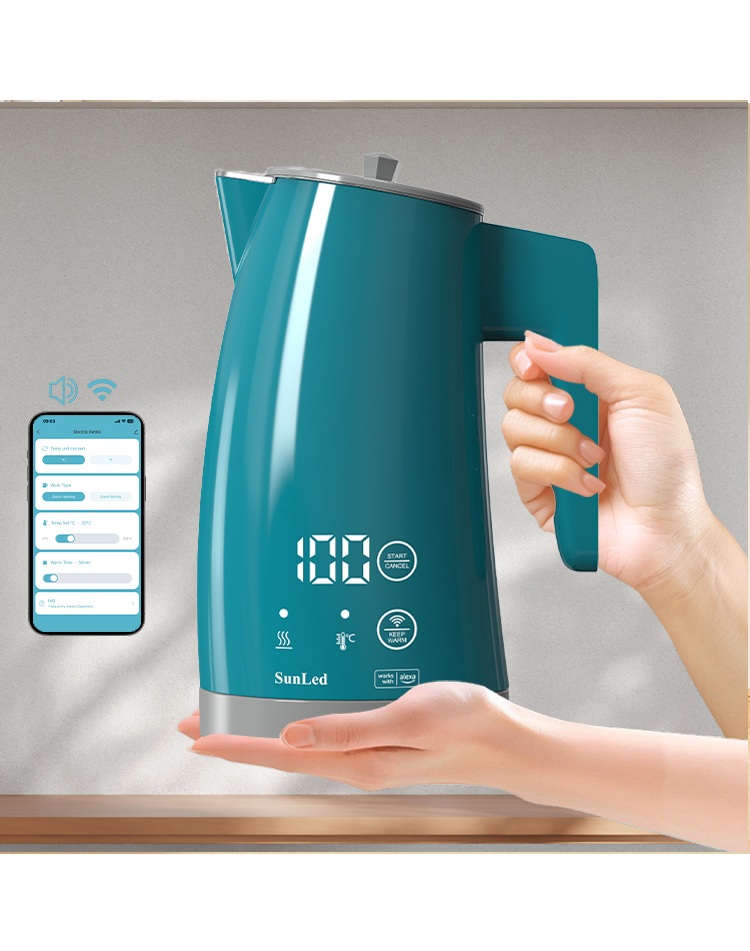 Smart Wi-Fi Electric Kettle | App-Controlled 1.25L Kettle with Temperature Control