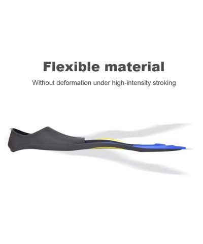 Full Foot Freediving Fins F615 | Lightweight Rubber Scuba & Snorkeling Fins for Adults