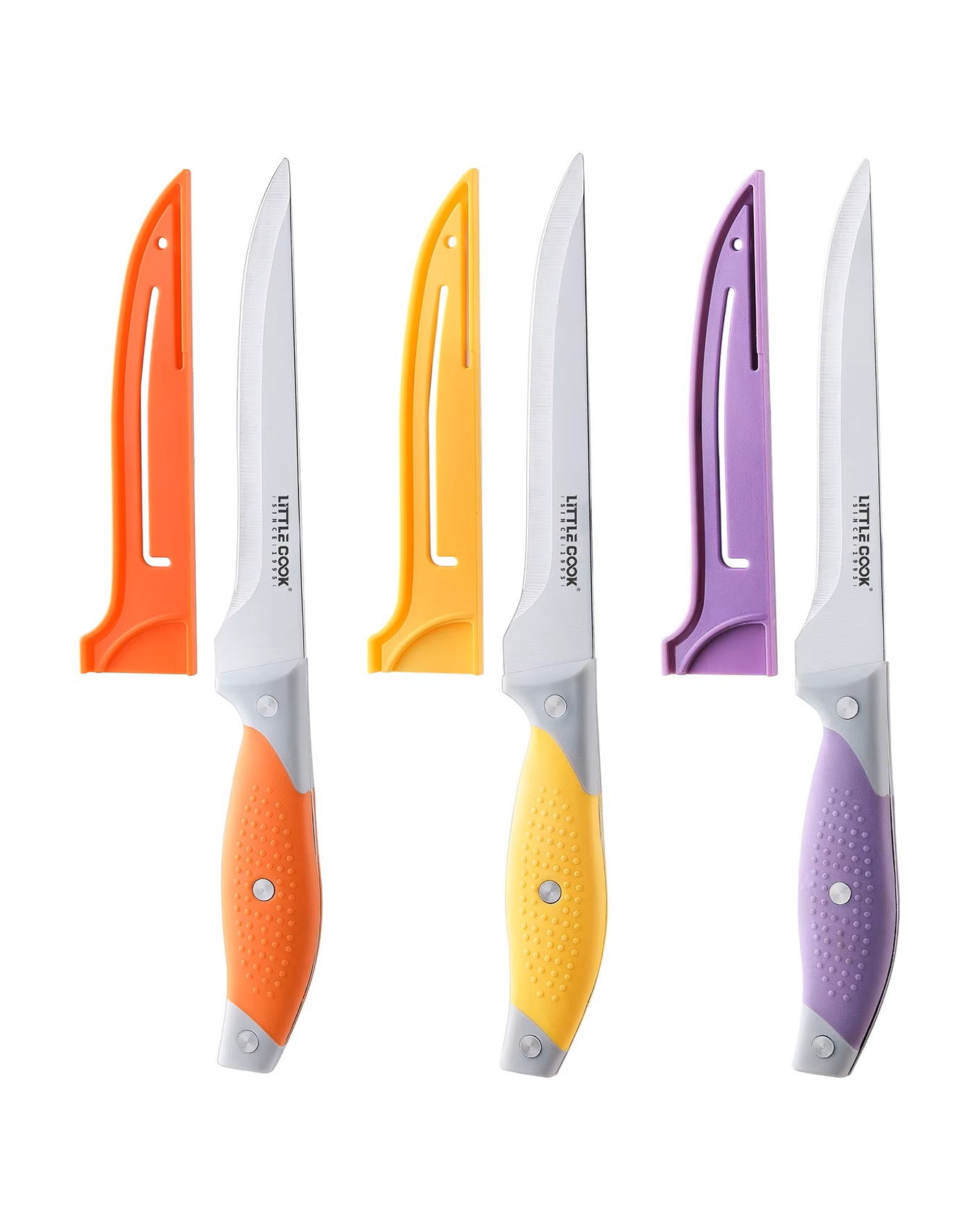 3-Piece Boning Knife Set | 6-Inch Stainless Steel Fillet Knives