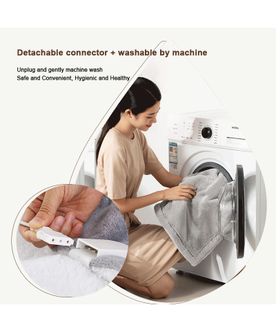 ML-G01 Heated Throw Blanket - 3 Heat Settings, Washable - Image 4
