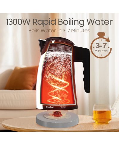 Penguin Smart Electric Kettle with Alexa & App | 1.25L Wi-Fi Tea Maker & Temperature Control