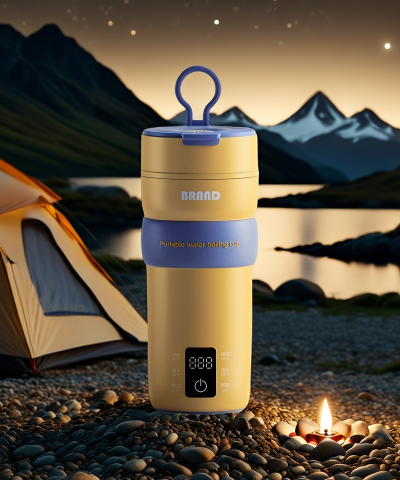 400ml Portable Electric Kettle | 304 Stainless Steel & 4 Temp Settings - Image 2