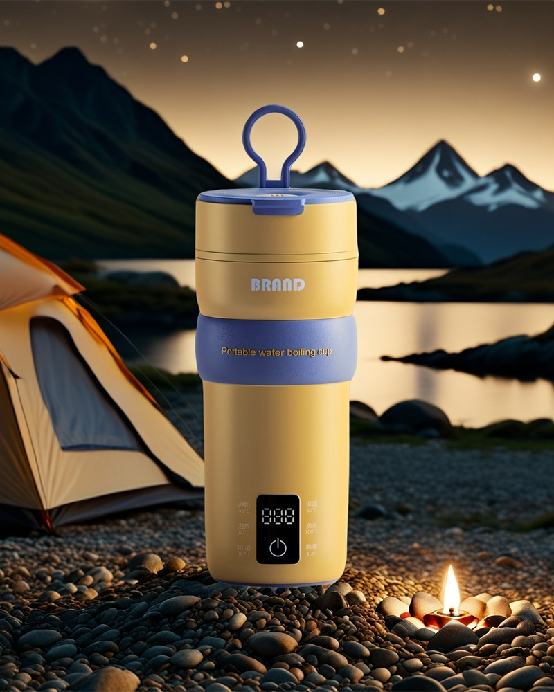 Alternative view of 400ml Portable Electric Kettle | 304 Stainless Steel & 4 Temp Settings