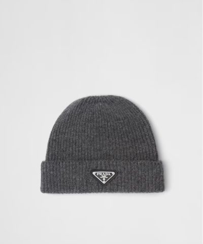 Prada Wool and Cashmere Beanie Hat - Image 4