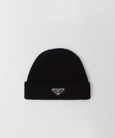 Prada Wool and Cashmere Beanie Hat