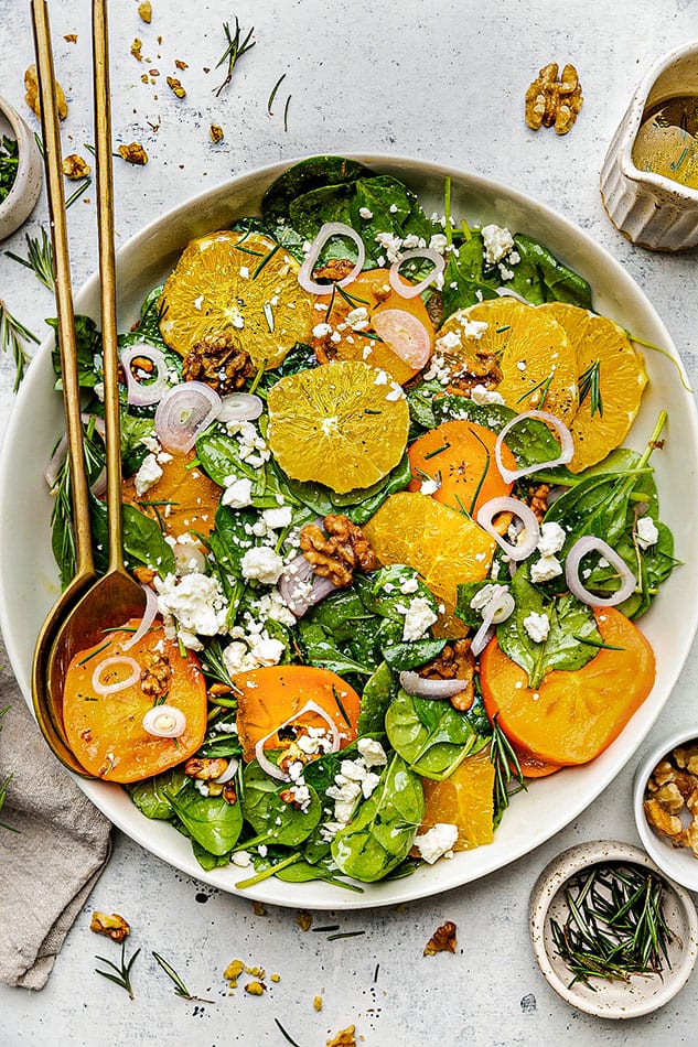 The Best Spinach Salad recipe vegan paleo healthy Whole30 gluten free